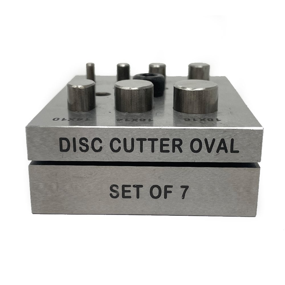 Oval Disc Cutter Set of 7