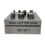 Oval Disc Cutter Set of 7