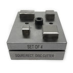 Square & Rectangle Disc Cutter Set of 4