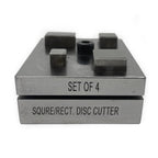Square & Rectangle Disc Cutter Set of 4