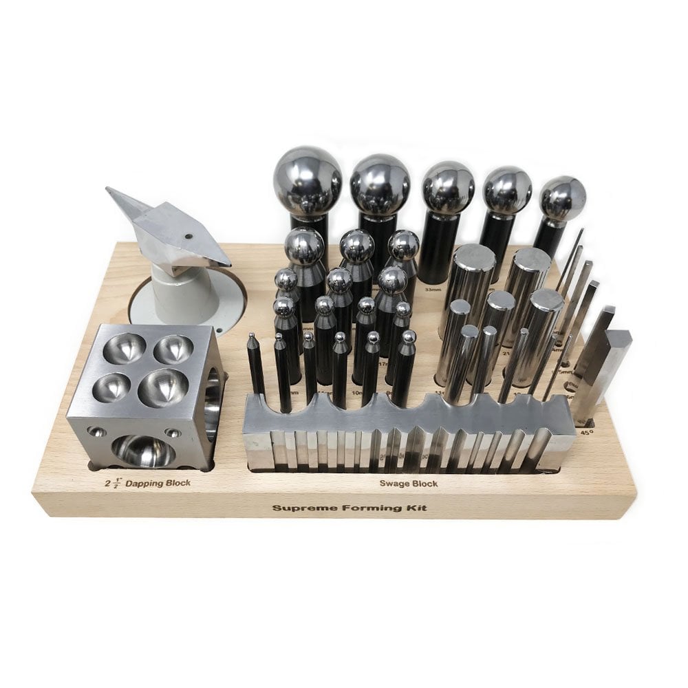 Supreme Forming Kit -Includes Dapping Block and Stand Anvil