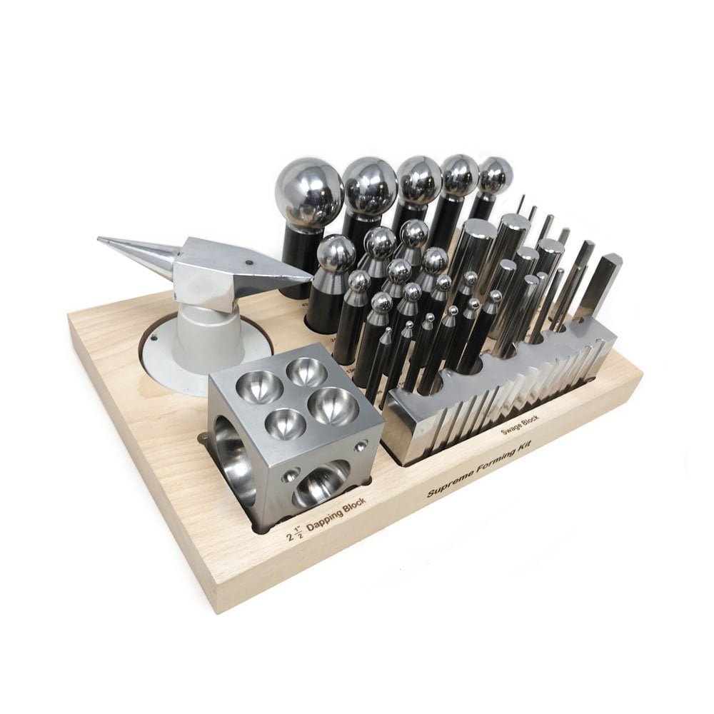 Supreme Forming Kit -Includes Dapping Block and Stand Anvil