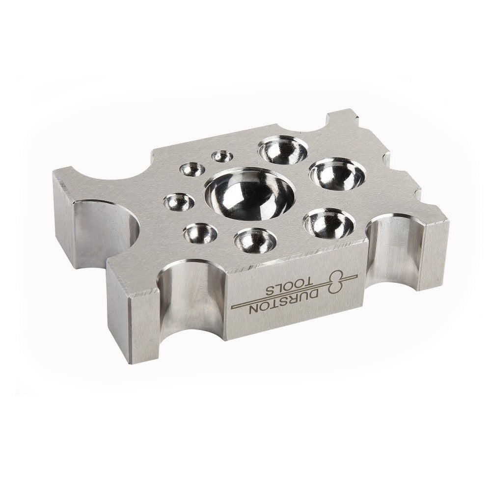 Durston Forming Block | 14 Half-spheres 5-24mm, 8 Half-cutouts 6-26mm