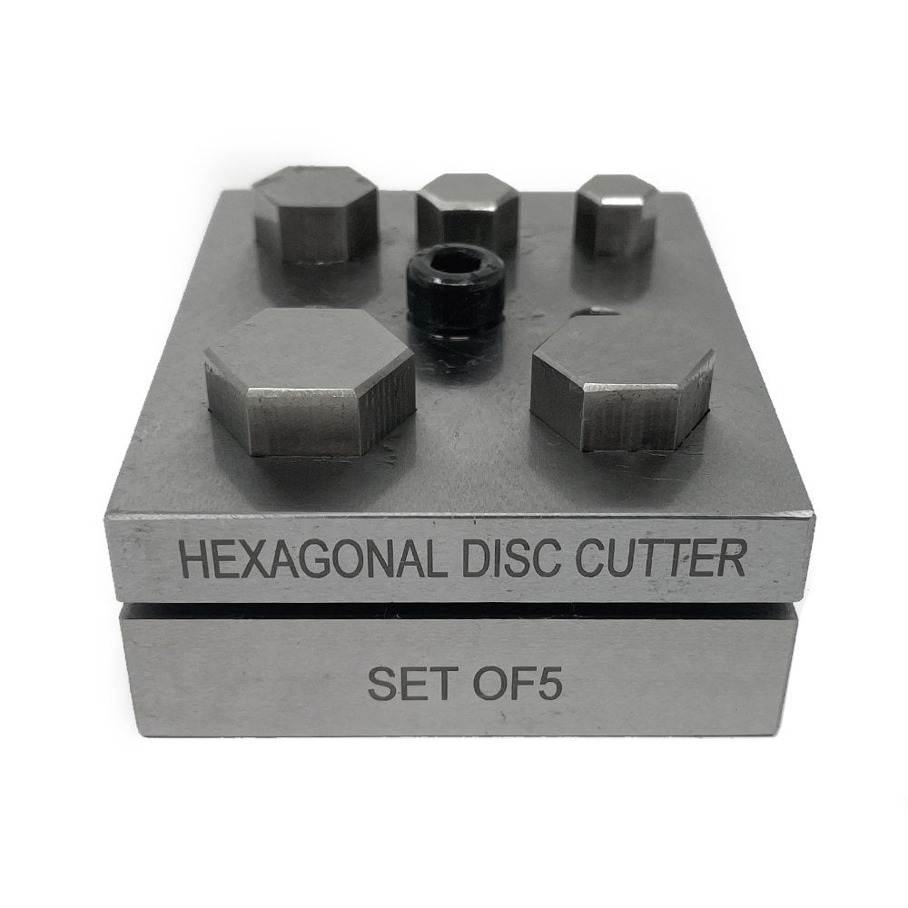 Hexagon Disc Cutter Set of 5