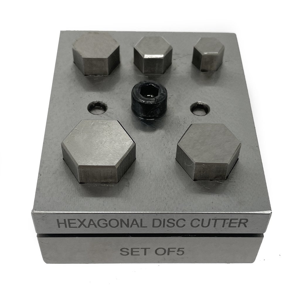 Hexagon Disc Cutter Set of 5