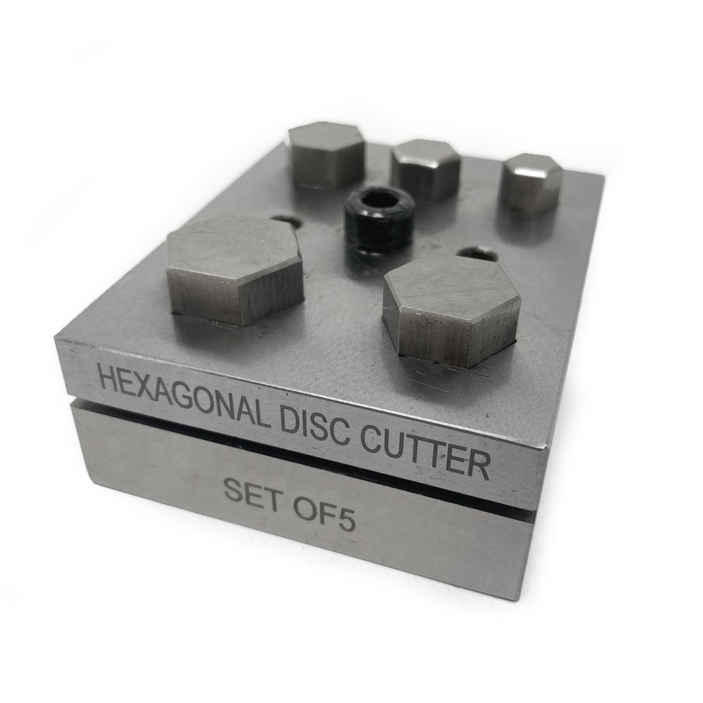 Hexagon Disc Cutter Set of 5