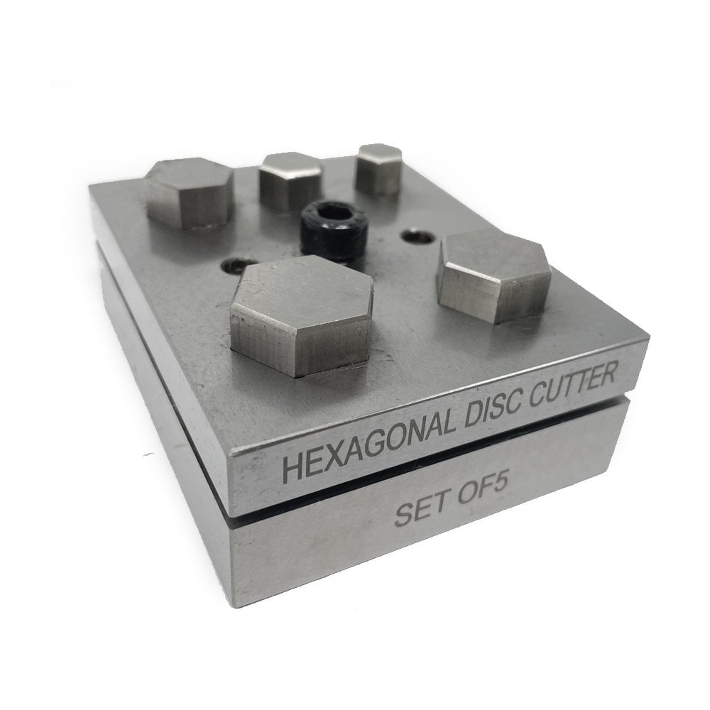 Hexagon Disc Cutter Set of 5