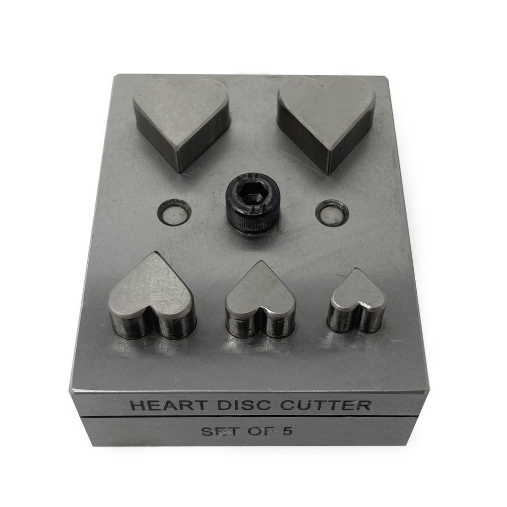 Heart Disc Cutter Set of 5