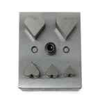 Heart Disc Cutter Set of 5