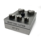 Heart Disc Cutter Set of 5