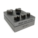 Heart Disc Cutter Set of 5