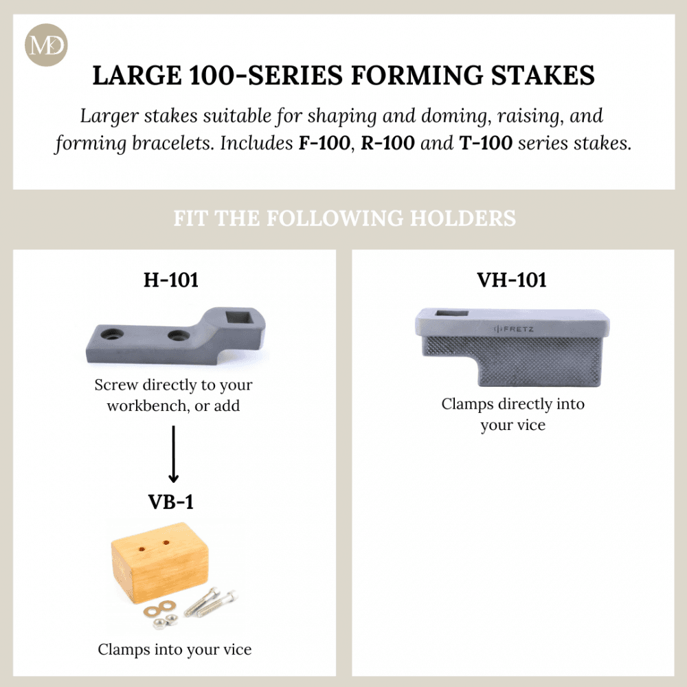 Fretz F-102 Large Double Convex Stake