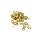 Brass Washers 100pcs for Watches - Square Holes