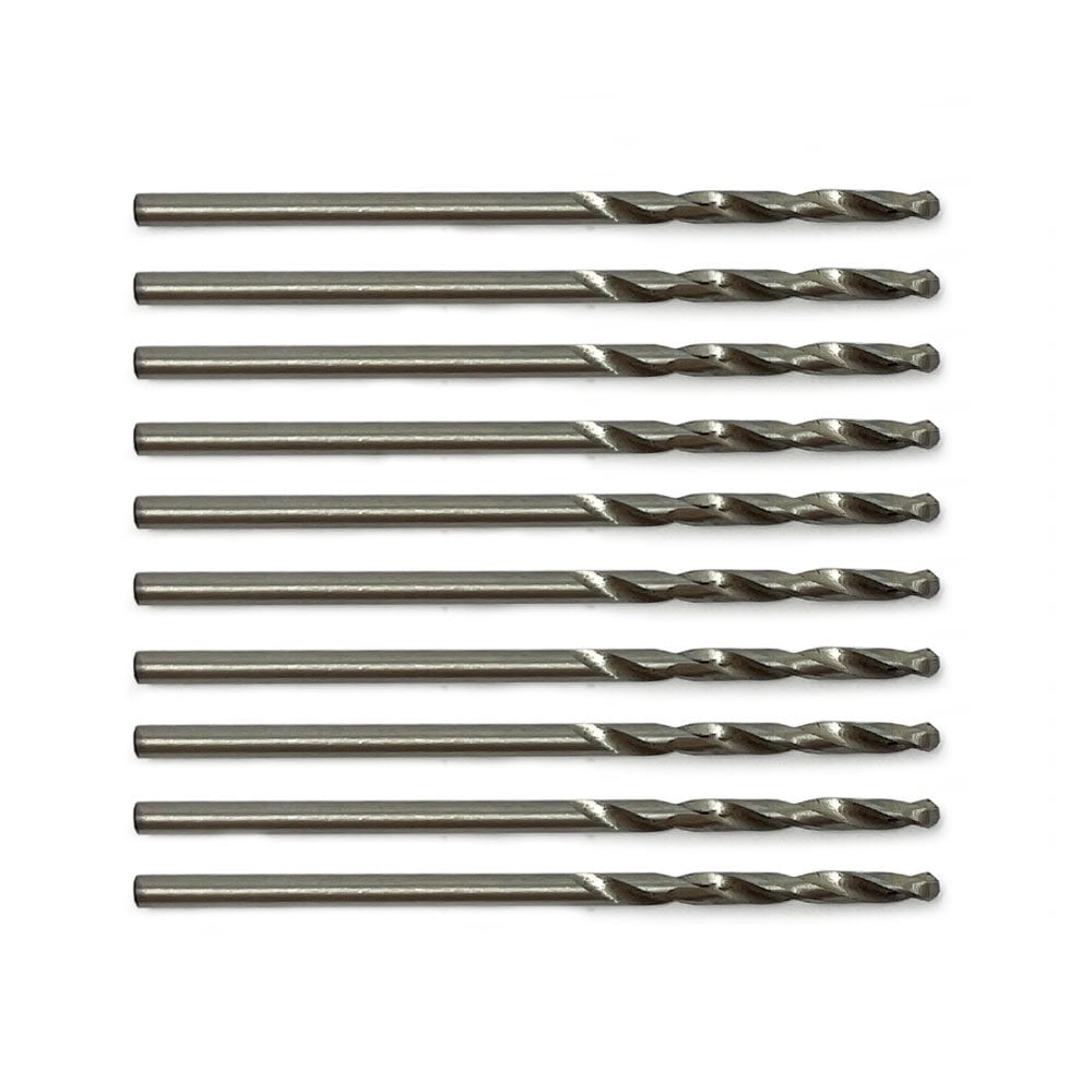 10x Jeweller's HSS Drill Bits 3.80mm