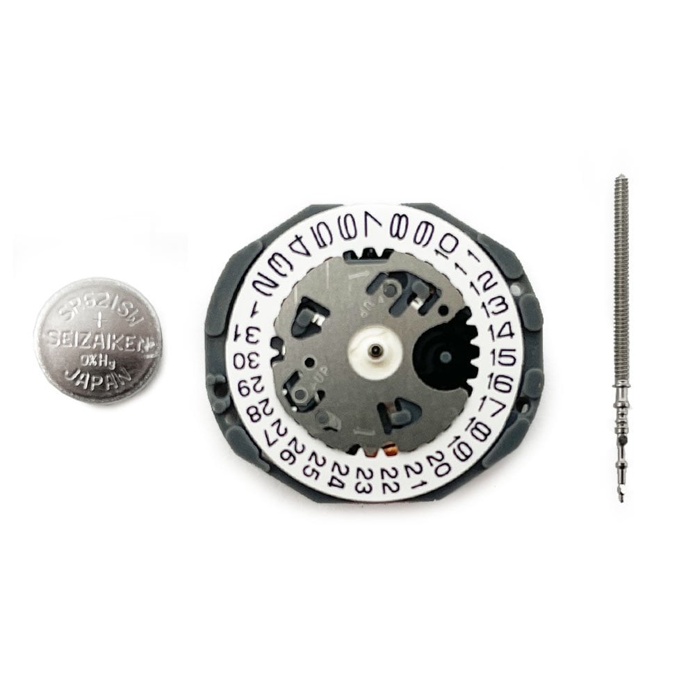 Hattori VJ22 Quartz Watch Movement (Date at 3h)