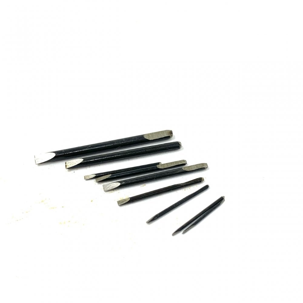 Spare Screwdriver Blades Set of 9