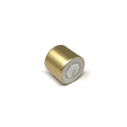 Magnetic Kumihimo Clasp - Acrylic Matte Gold 12mm