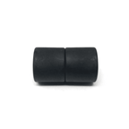 Magnetic Kumihimo Clasp - Acrylic Matte Black 12mm