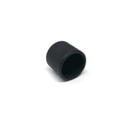 Magnetic Kumihimo Clasp - Acrylic Matte Black 12mm