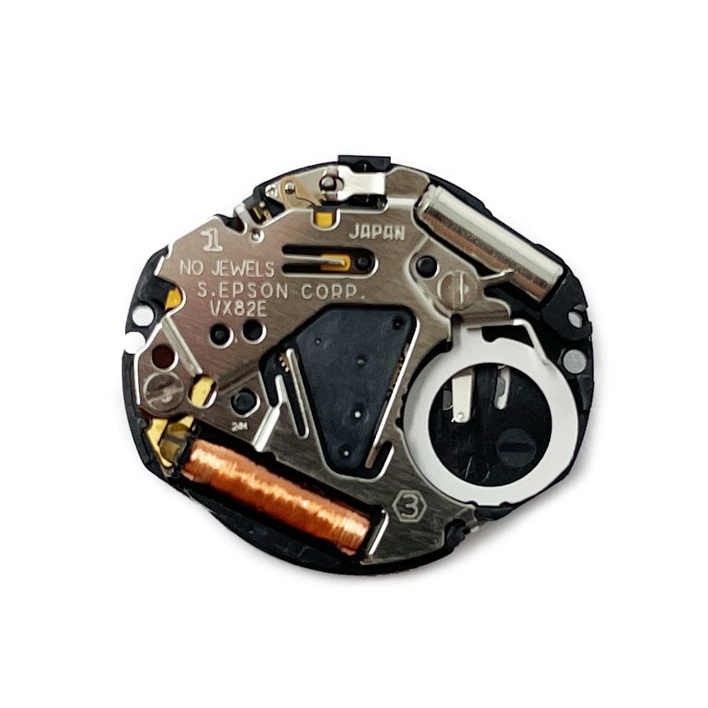 Hattori VX82 Quartz Watch Movement (Date at 6h, Height 1)