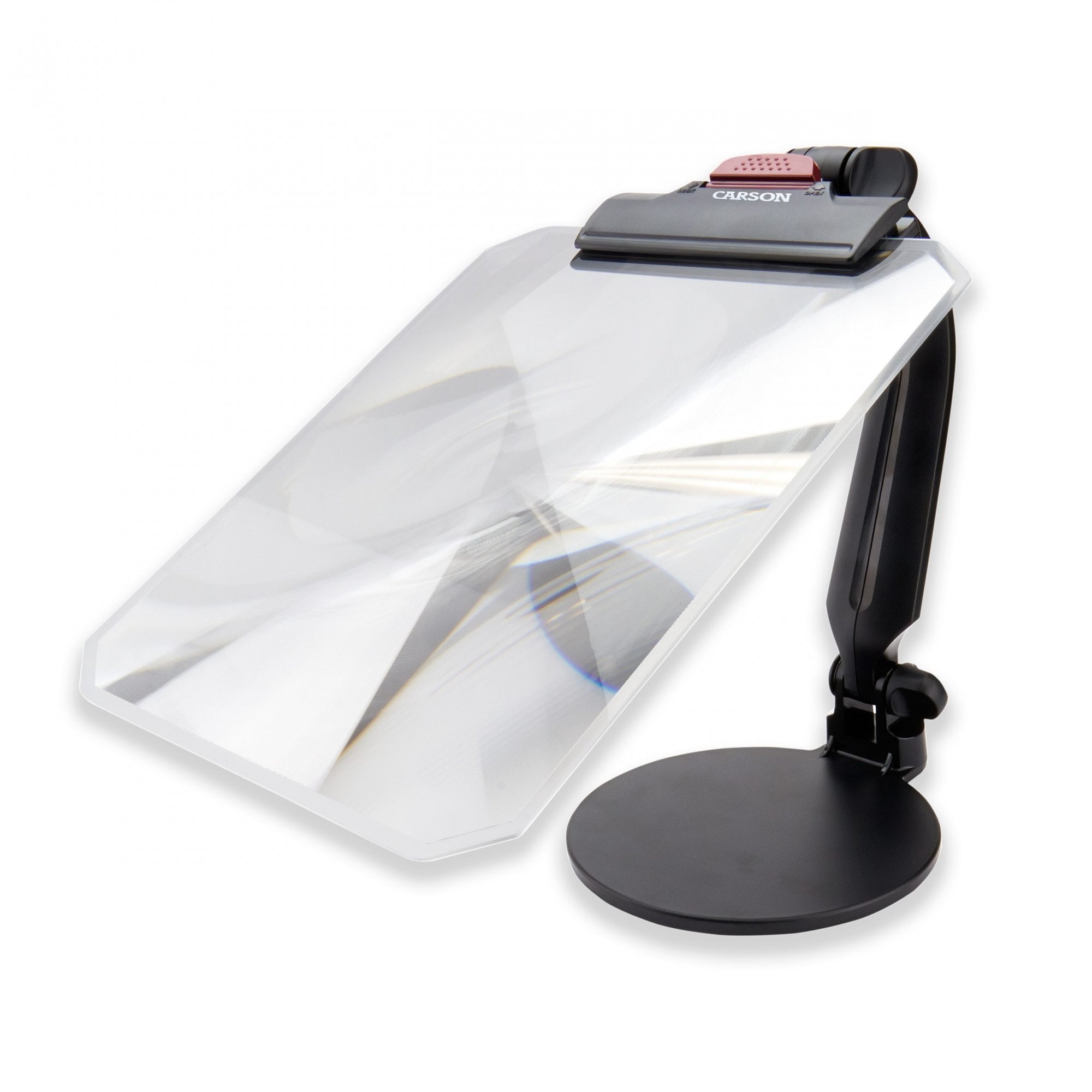 Carson 1.5x Rectangular Desktop Fresnel Stand Magnifier