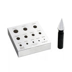 Durston 12 Hole Oval Bezel Block & Punch 17º