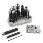 Durston 16 Piece Dapping Punch Set with Forming Block