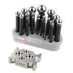 Durston 16 Piece Dapping Punch Set with Forming Block
