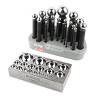 Durston 21 Piece Dapping Punch Set with Flat Block