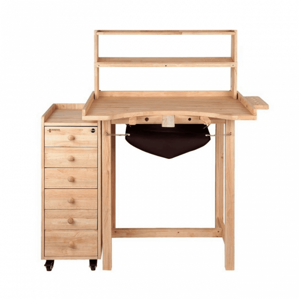 Durston Student Jeweller's Work Bench Hardwood with Apron