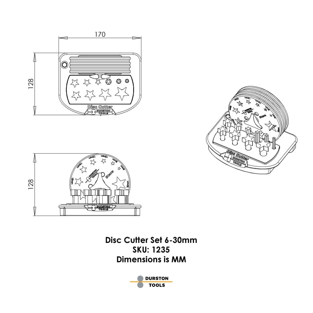 Durston Star Disc Cutter