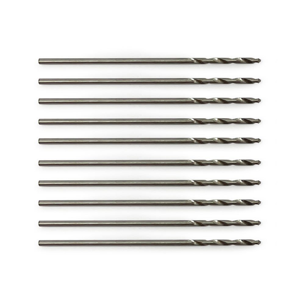 10x Jeweller's HSS Drill Bits 0.90mm