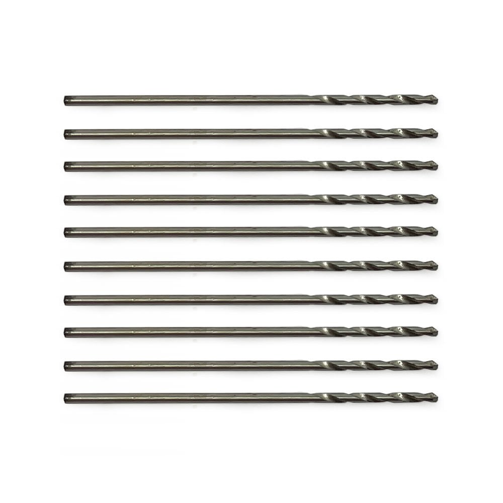 10x Jeweller's HSS Drill Bits 0.80mm