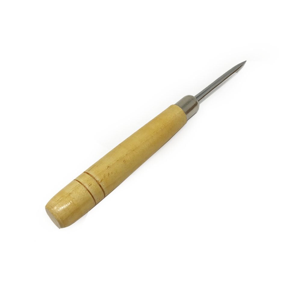 Straight Burnisher With Wooden Handle