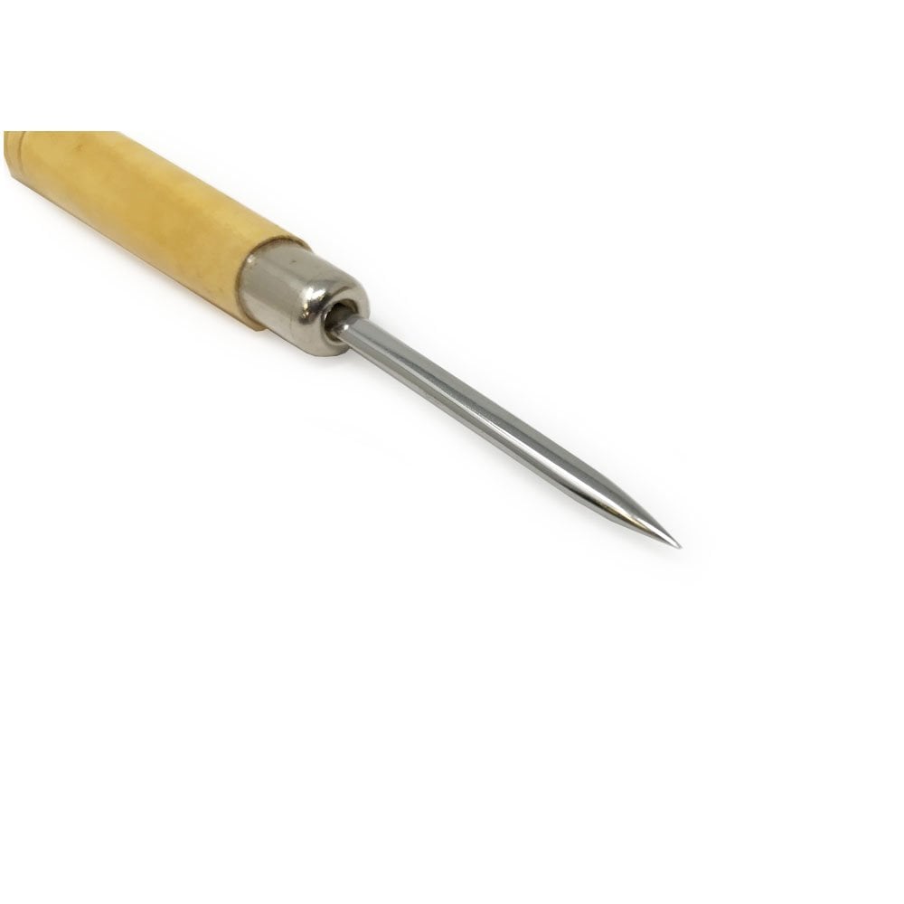 Straight Burnisher With Wooden Handle