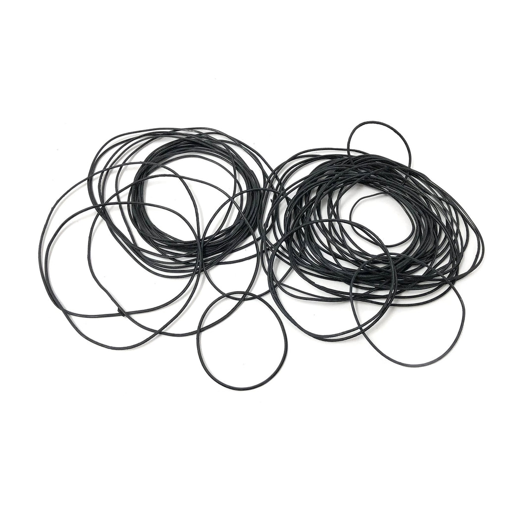 Rubber Watch O-Rings Rounded 32-50mm, Pack of 100