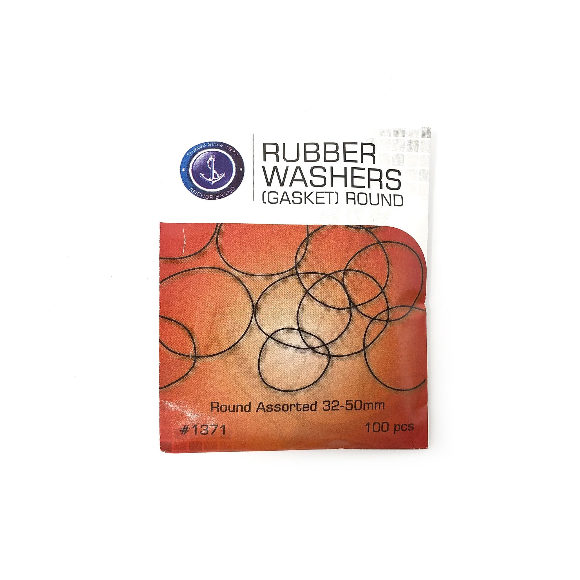 Rubber Watch O-Rings Rounded 32-50mm, Pack of 100