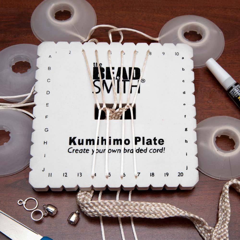 Kumihimo Square Plate, 15cm