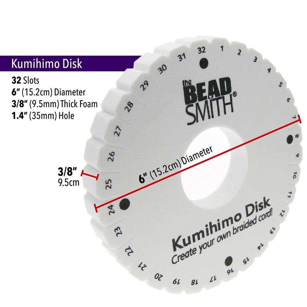 Kumihimo Round Disc, 15cm