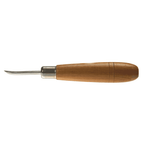 Curved Burnisher With Wooden Handle