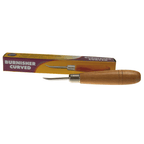 Curved Burnisher With Wooden Handle