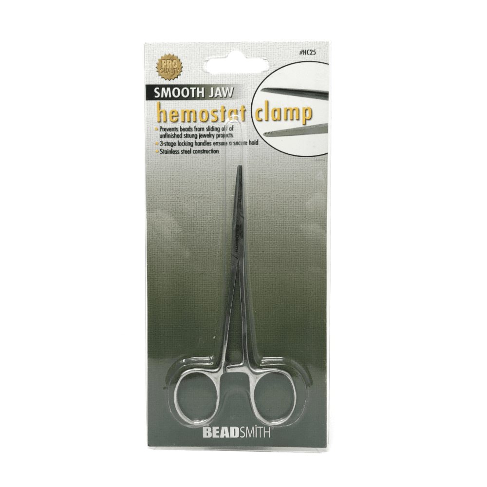 Beadsmith Hemostat Clamp Smooth Jaw