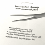 Beadsmith Hemostat Clamp Serrated Jaw