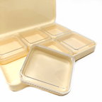 6 Plastic Storage Boxes Rectangular