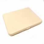 6 Plastic Storage Boxes Rectangular