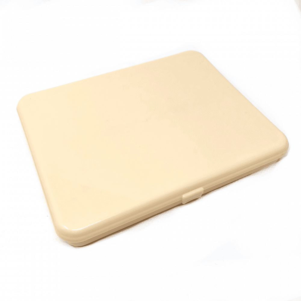 6 Plastic Storage Boxes Rectangular