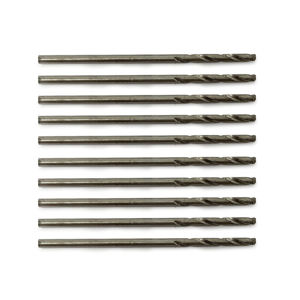 10x Jeweller's HSS Drill Bits 1.80mm