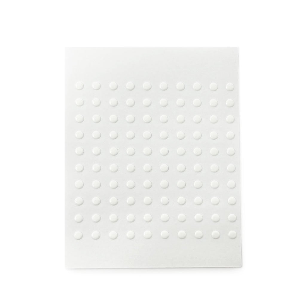 100x Double Sided Adhesive Dial Spots, 3mm