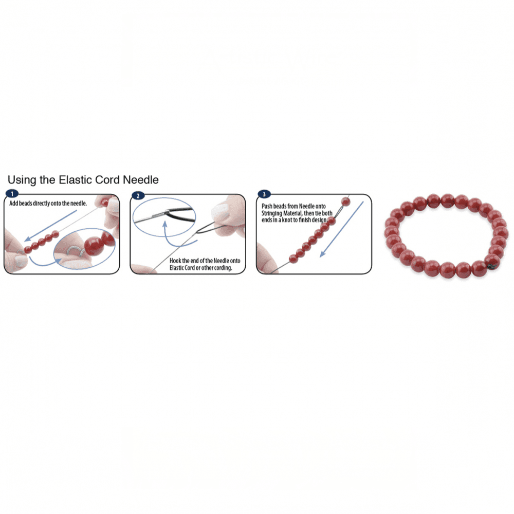 Beadalon Needle for Elastic Stretch Cord