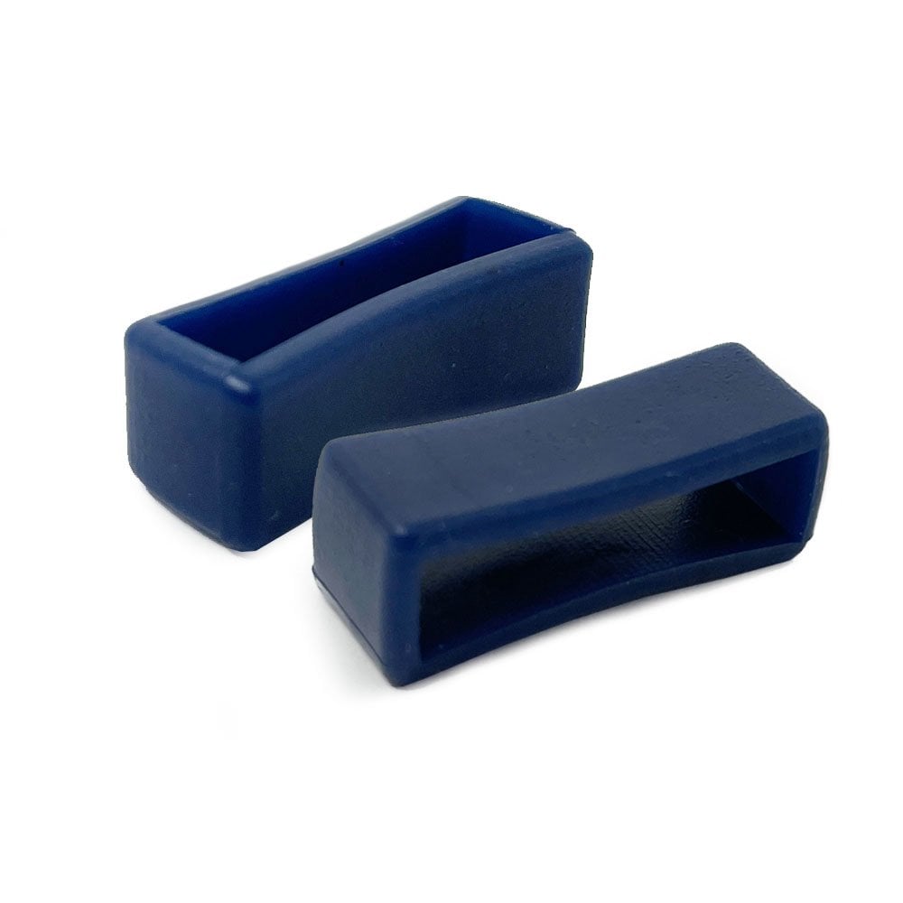 PVC Watch Strap Keeper - Blue
